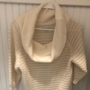 Off white, cowlneck sweater, New York and Co